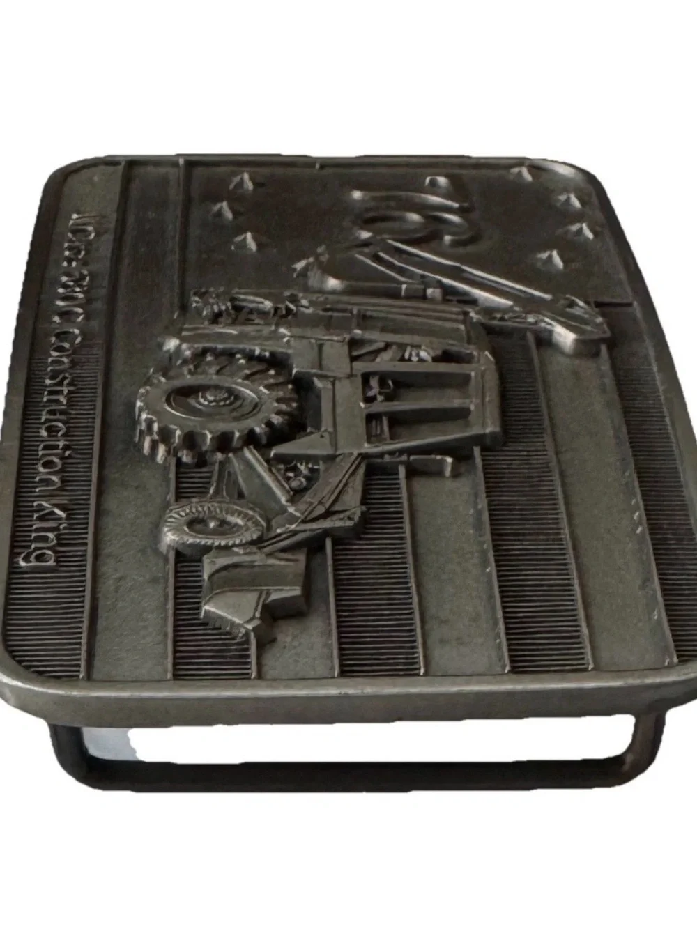 Vintage Case 580C Construction King Belt Buckle 1976 Bicentennial Limited